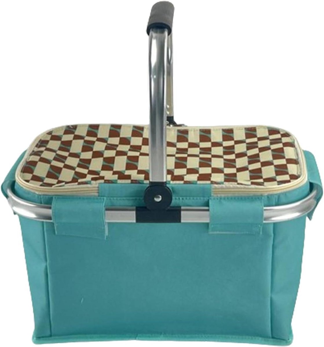 Koelmand - Isolatietas Organizer - Picknick en Uitjes - Houdt 5 Uur Warm - 27 Liter - Grijs