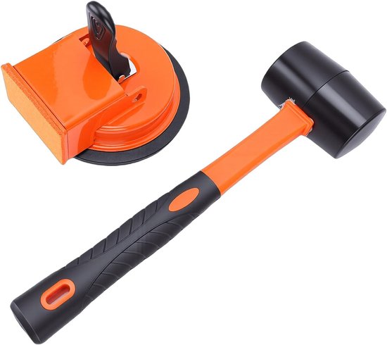 Vloer Reparatiegereedschap - Vloer Fixer - Vloeren Egaliseren - Sterke Zuigkracht - 118 Mm - Zwart — afbeelding 5