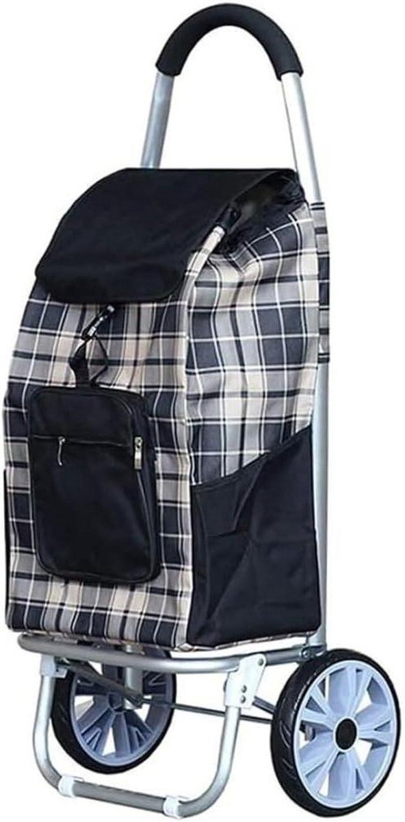 Winkelwagen - Boodschappentrolley - Boodschappen Doen - Grote Capaciteit - 3.5 kg - Veelkleurig
