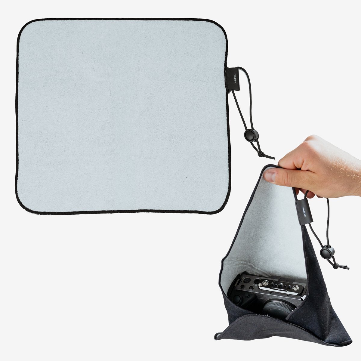 CRAP.SUPPLY® WRAP - Camera Protection Wrap - Medium - Zelfhechtend & Padded - Voor Compact Camera & Lenzen