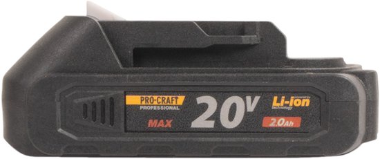 Procraft CW20bb accu-hogedrukreiniger 20 V 30 bar 180 l/u borstelloos + 1x accu 2,0 Ah + koffer - zonder oplader van Procraft — afbeelding 5