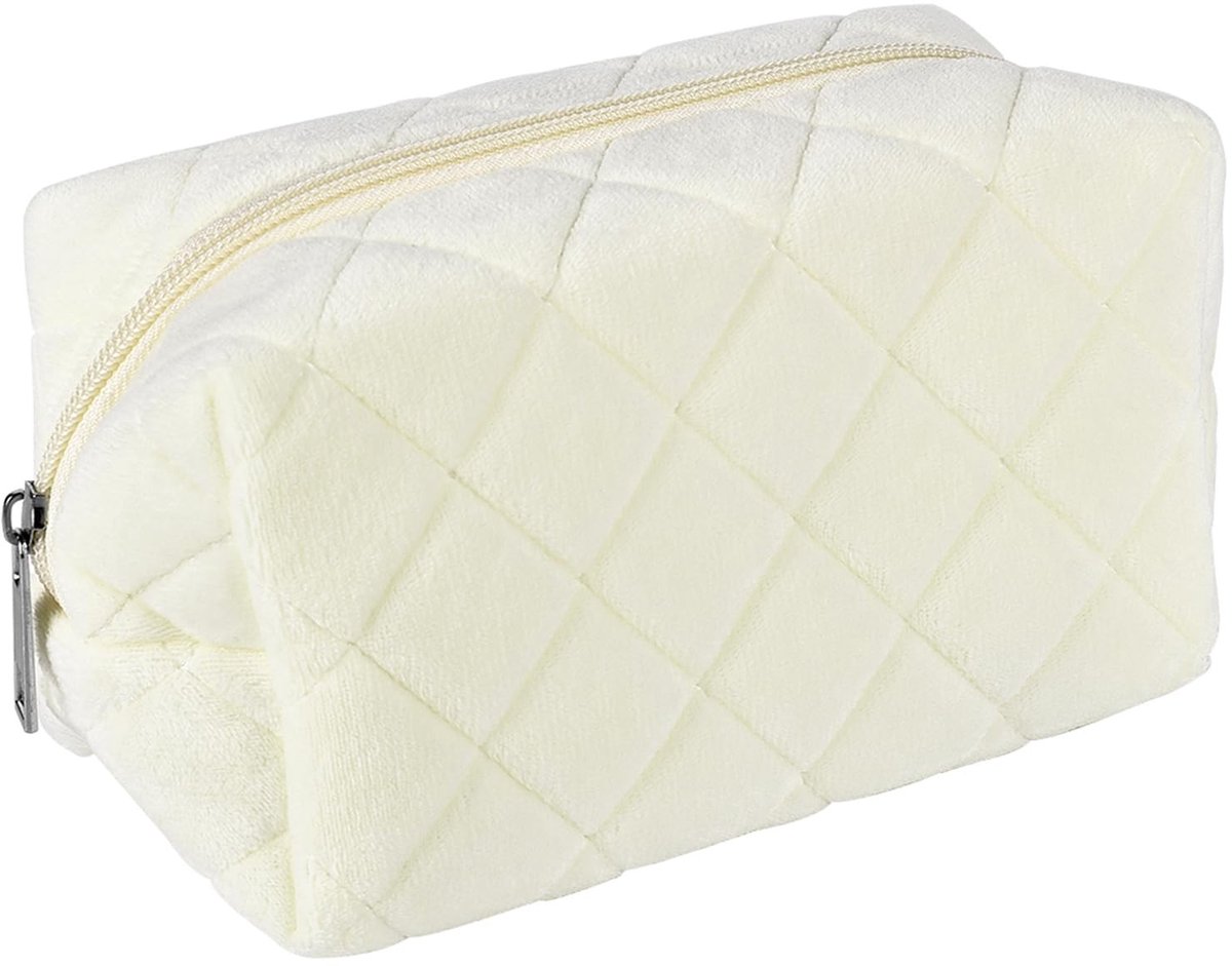 Dailygoody - Meisjes Potloodhouder - Grote Capaciteit - Draagbare Kantoorbenodigdheden - Beige - Perfect voor Middelbare School - Modern Design