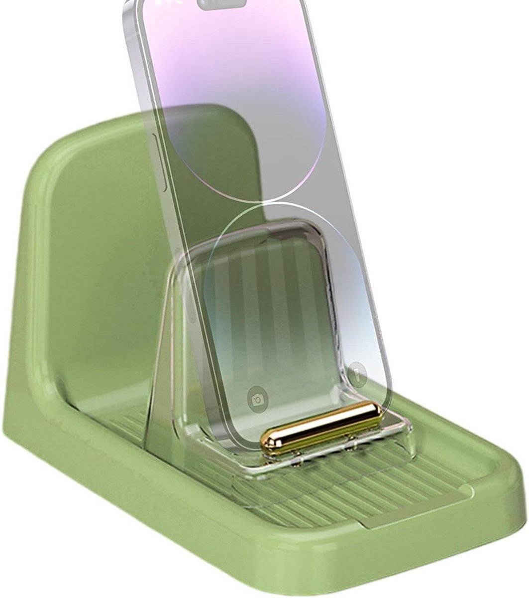 Dekselhouder - Lepelhouder - Keuken Organiseren - Opvouwbaar Antislip - 12.5 cm - Groen