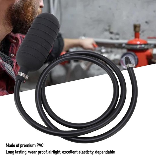 Opblaasbare Pijpstoppen - Lekdetector Ballon - Afvoer Onderhoud - Verstelbaar PVC Ontwerp - 45-70mm - Zwart — afbeelding 2