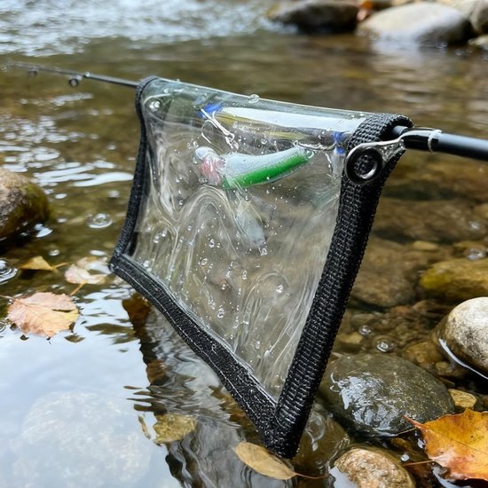 2 Stuks Transparante PVC Lokken Covers voor Aasbescherming, Hengelaccessoires en Visgerei van Merkloos — afbeelding 5