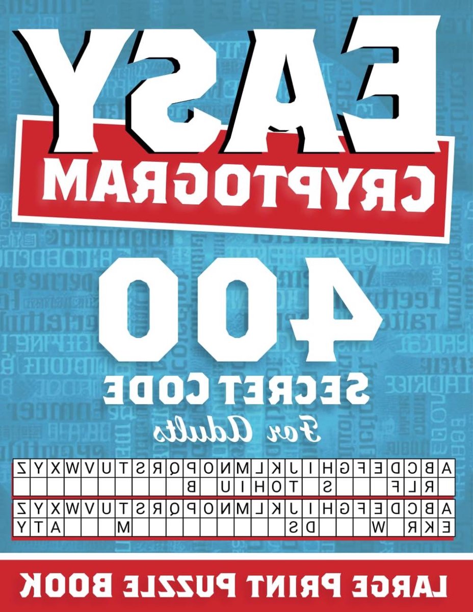 Cryptogram Puzzelboek - Woordspel - Hersenen Trainen - Grote Letters - 125 Pagina's - Niet Van Toepassing