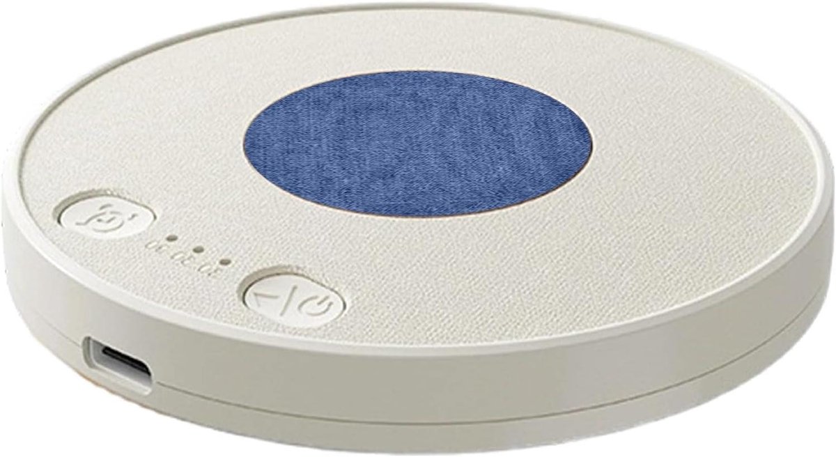 Luidspreker onder kussen - Mini geluidsbox - Privé luisteren - Draadloze bediening - 2 x 10 x 2 cm - Blauw