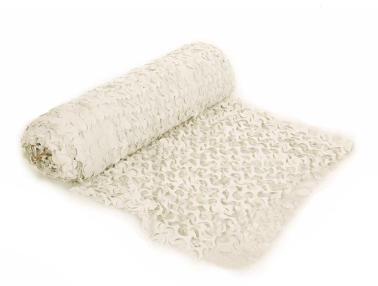 Fosco Camonet Camouflagenet per meter snow camo van Fosco — afbeelding 3