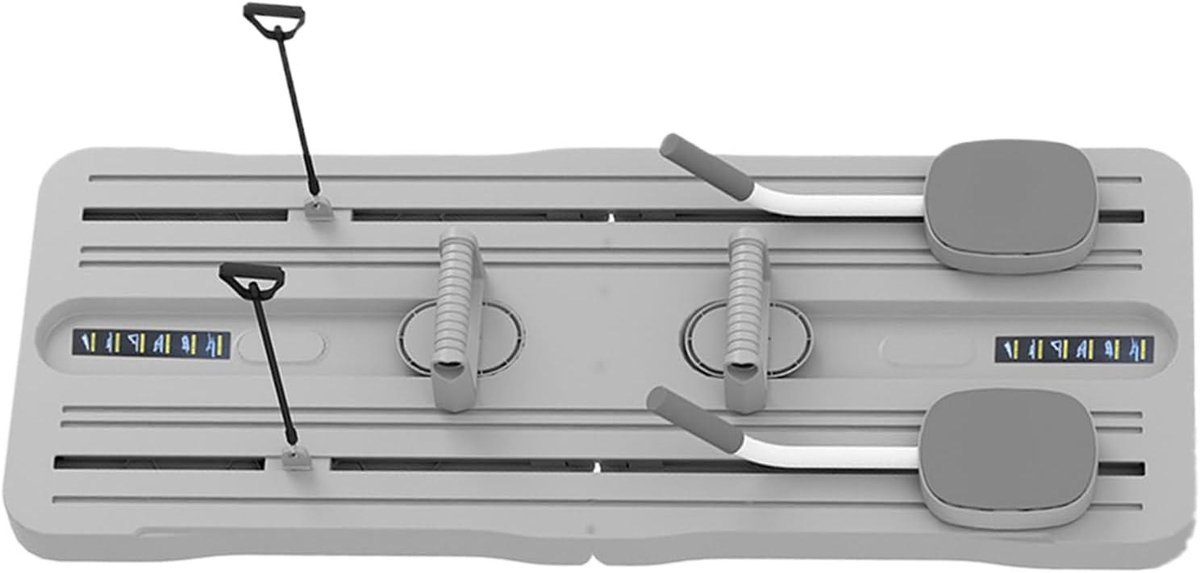 Pilates Reformer Board - Thuis Gym - Full Body Training - Opvouwbaar Ontwerp - 41.34 Inch - Grijs