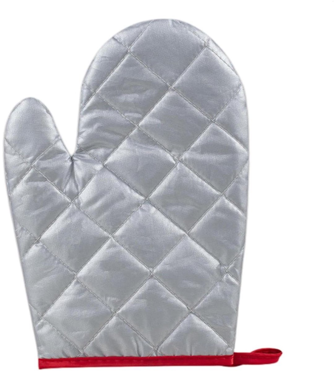 Kledingstomer Handschoen - Strijkhandschoen Hittebestendig - Kleding Stomen - Drievoudige Isolatie - 23x13 cm - Zilver