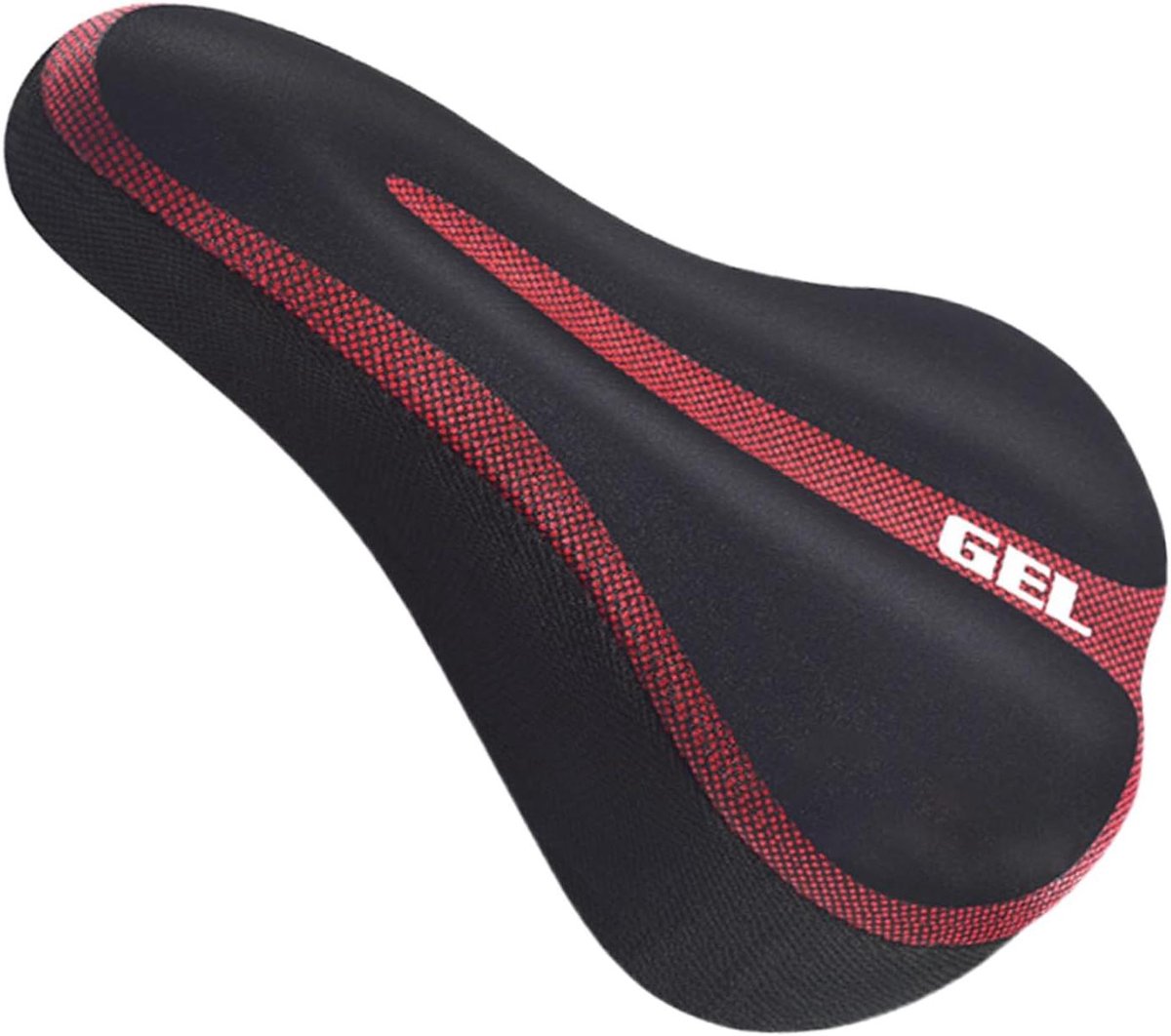 Fiets zitkussen - Zadelhoes - Comfortabel fietsen - Trillingsdempend schuim - 29.5 x 17 cm - Rood