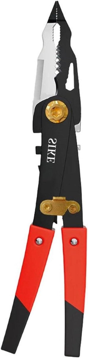 Kabelstripper Tang - Multifunctioneel Gereedschap - Elektra Werk - Slim Ontwerp - 23 cm - Zwart