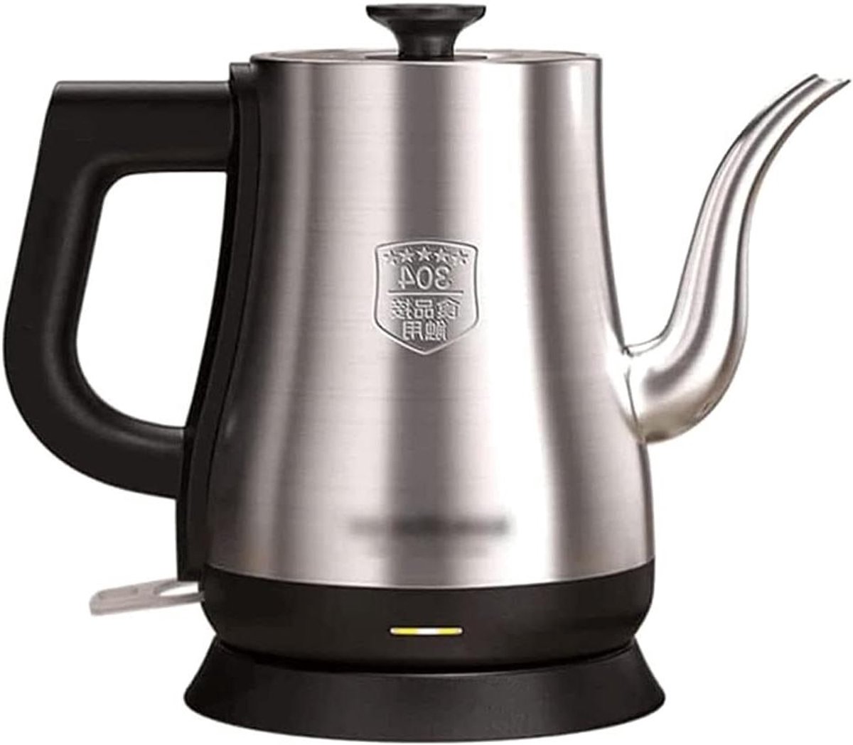 Elektrische waterkoker - Theeketel - Snel water koken - Nauwkeurig gieten - 1 Liter - Zilver