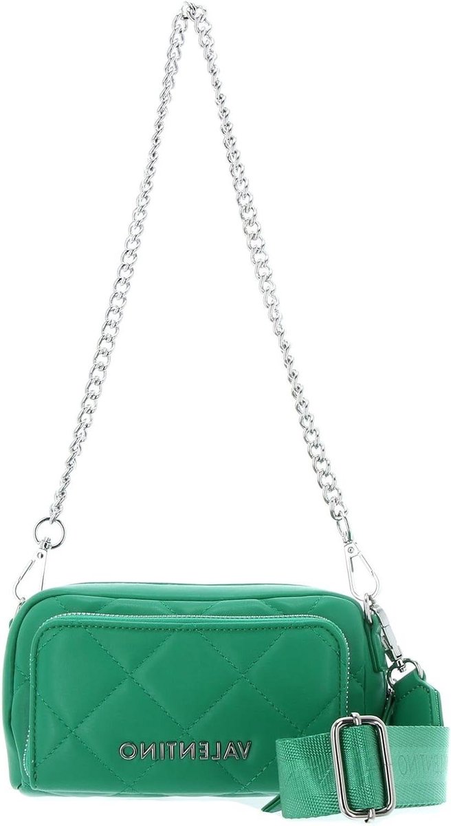 Schoudertas - Handtas Dames - Dagelijks Gebruik - Gekwalde Look - 19 x 10 x 7 cm - Groen