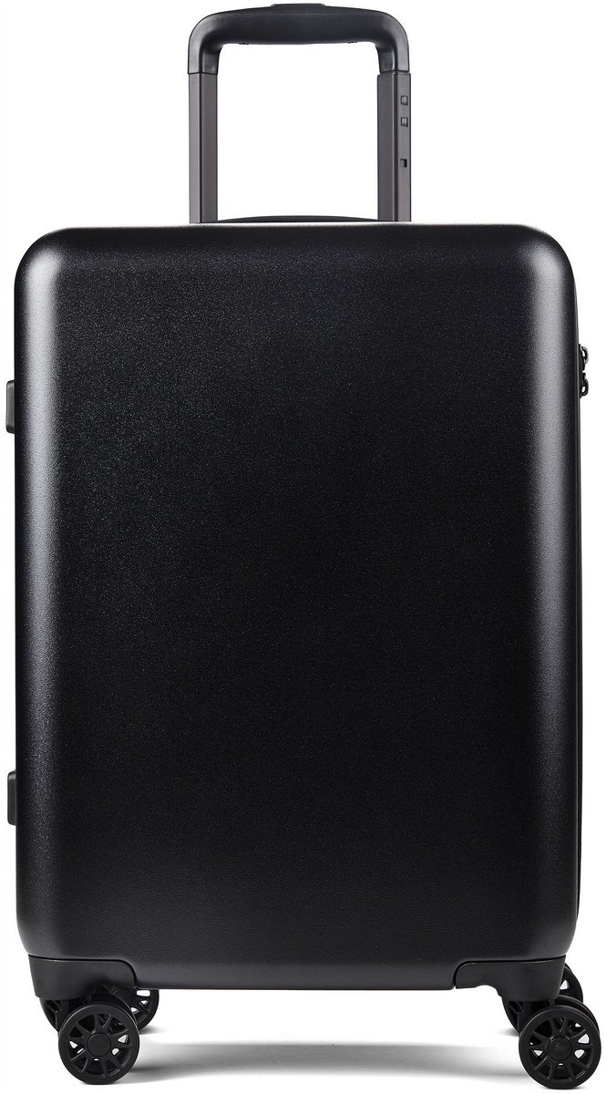Pack Easy Colly Pure 4 wielen Cabinewagen S 55 cm - Harde bagage - TSA slot - black