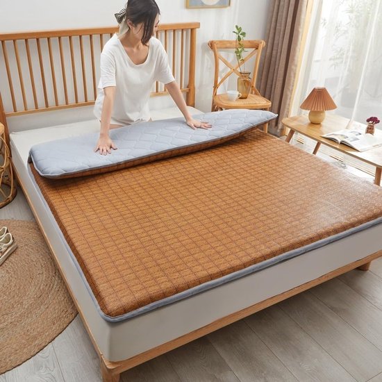 Japanse Vloermatras - Opvouwbare Futonmatras - Comfortabel Slapen - Dubbelzijdig Ontwerp - 0.6 x 1.2M - Niet gespecificeerd — afbeelding 5