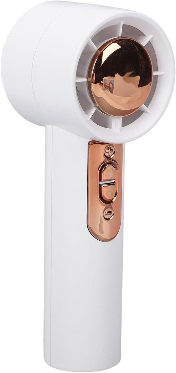 Draagbare Handventilator - Mini Ventilator USB - Persoonlijke Koeling - 5 Snelheden Instelbaar - 17D x 6W x 6H cm