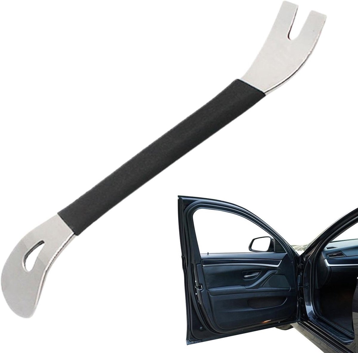 Auto Trim Gereedschap - Paneel Verwijderaar - Interieur Reparatie - Roestvrij Staal - 180 Gram - Zilverkleurig