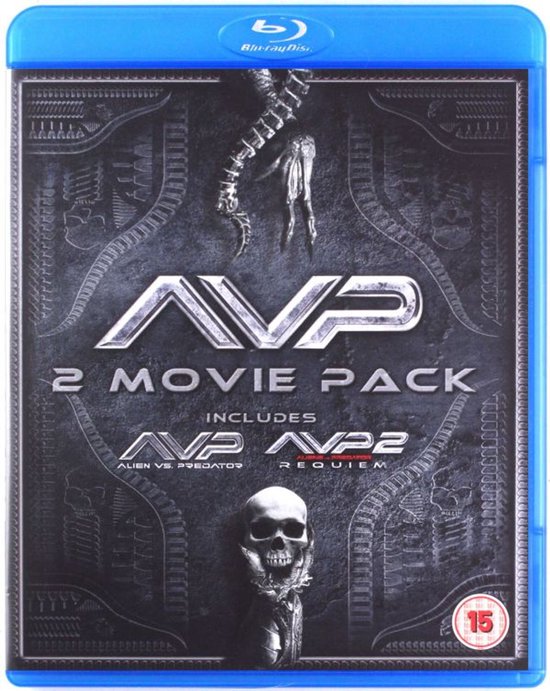 AVP 2 Movie Pack Blu-ray met "Alien vs. Predator" en "Alien vs. Predator: Requiem".