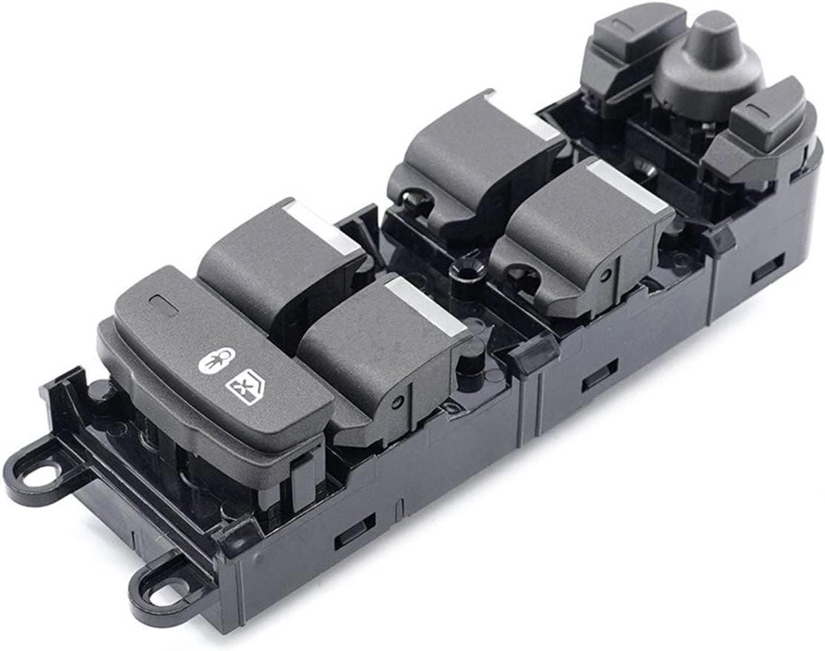 Raamschakelaar - Elektrische Raambediening - Auto Onderhoud - Directe Vervanging - 10 mm - Zwart