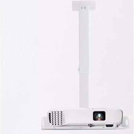 Verstelbare projector standaard 91-170 cm zwart, universele ophangbeugel voor projector, camera, router, staal, 15 kg