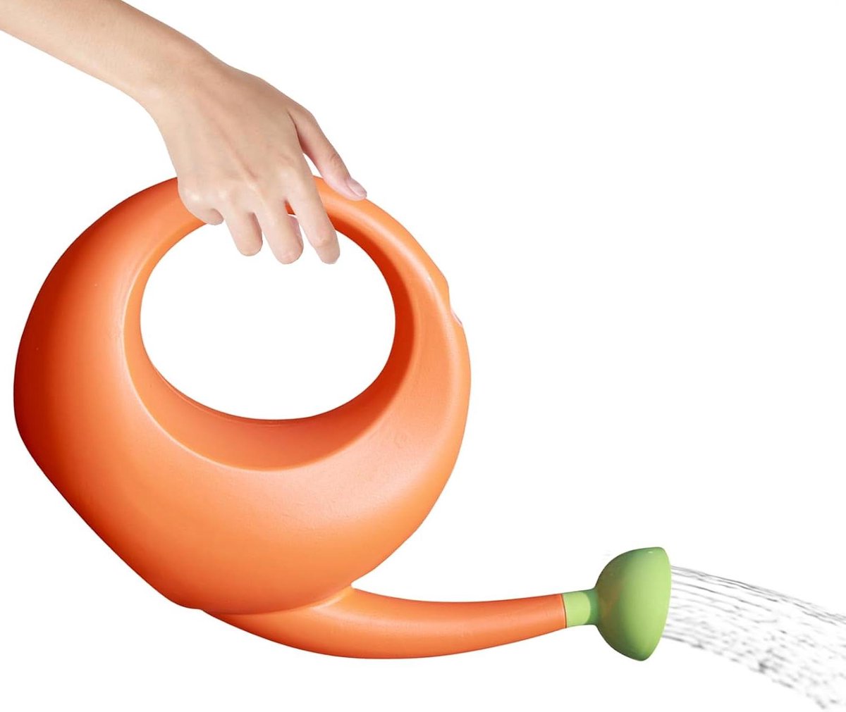 Gieter - Waterkan - Planten Water Geven - Lange Nauwkeurige Tuit - 4 Liter - Oranje
