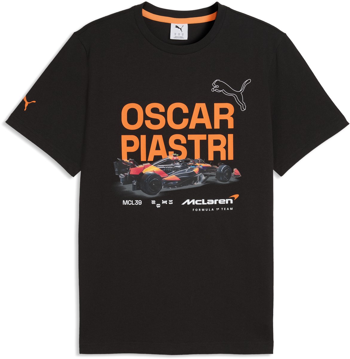 McLaren Oscar Piastri Fan Shirt 2026 Formule 1 Zwart