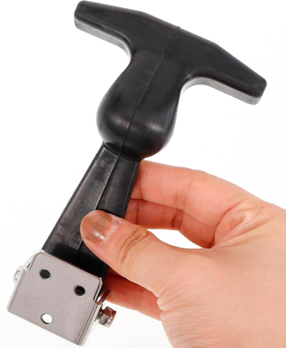 Gereedschapskist Sluiting - T-greep Hasp - Veilige Bevestiging - Flexibele Voorspankracht - 12.5 cm - Zwart