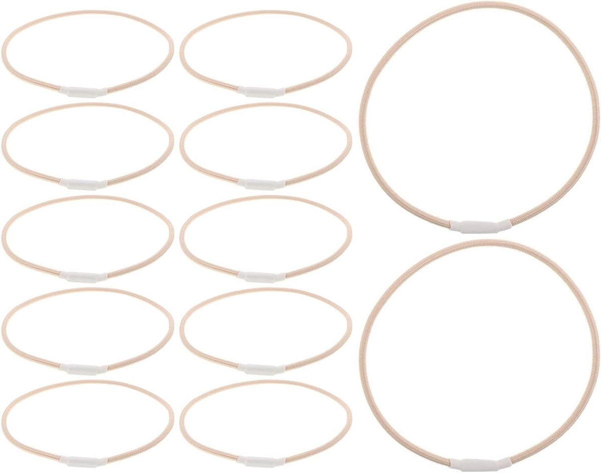 Microfoon Elastiek - Schokdemper Band - Studio Opnames - Trillingsdemping - 12 Stuks - Beige