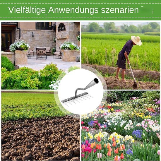 Onkruidsteker - Grashark Landbouwgereedschap - Onkruid Verwijderen - Afneembare Handgreep - 979.76 g - null — afbeelding 3