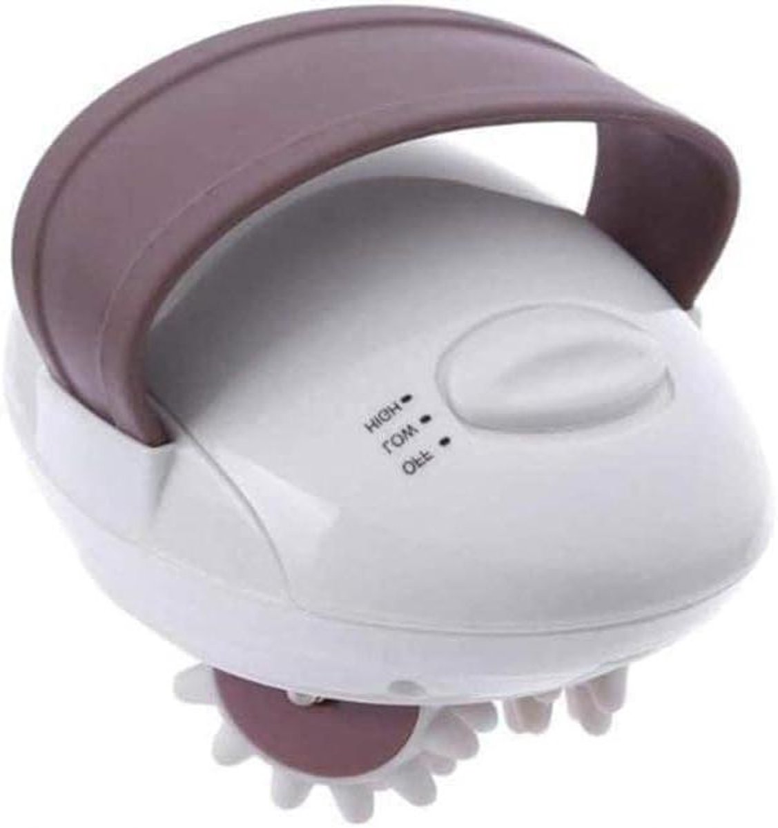Afslankgordel Massageapparaat - Body Shaper Trimmer - Vetverbranding Bevorderen - 3D Rol Technologie - Draagbaar Formaat - Wit