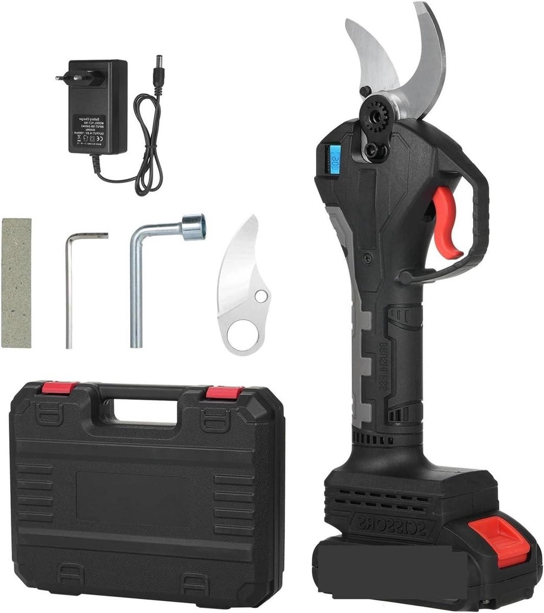 Elektrische Tuinschaar - Snoerloos Snoeien - Takken Snel Knippen - Borstelloze Motor - Tot 40 mm - Geel