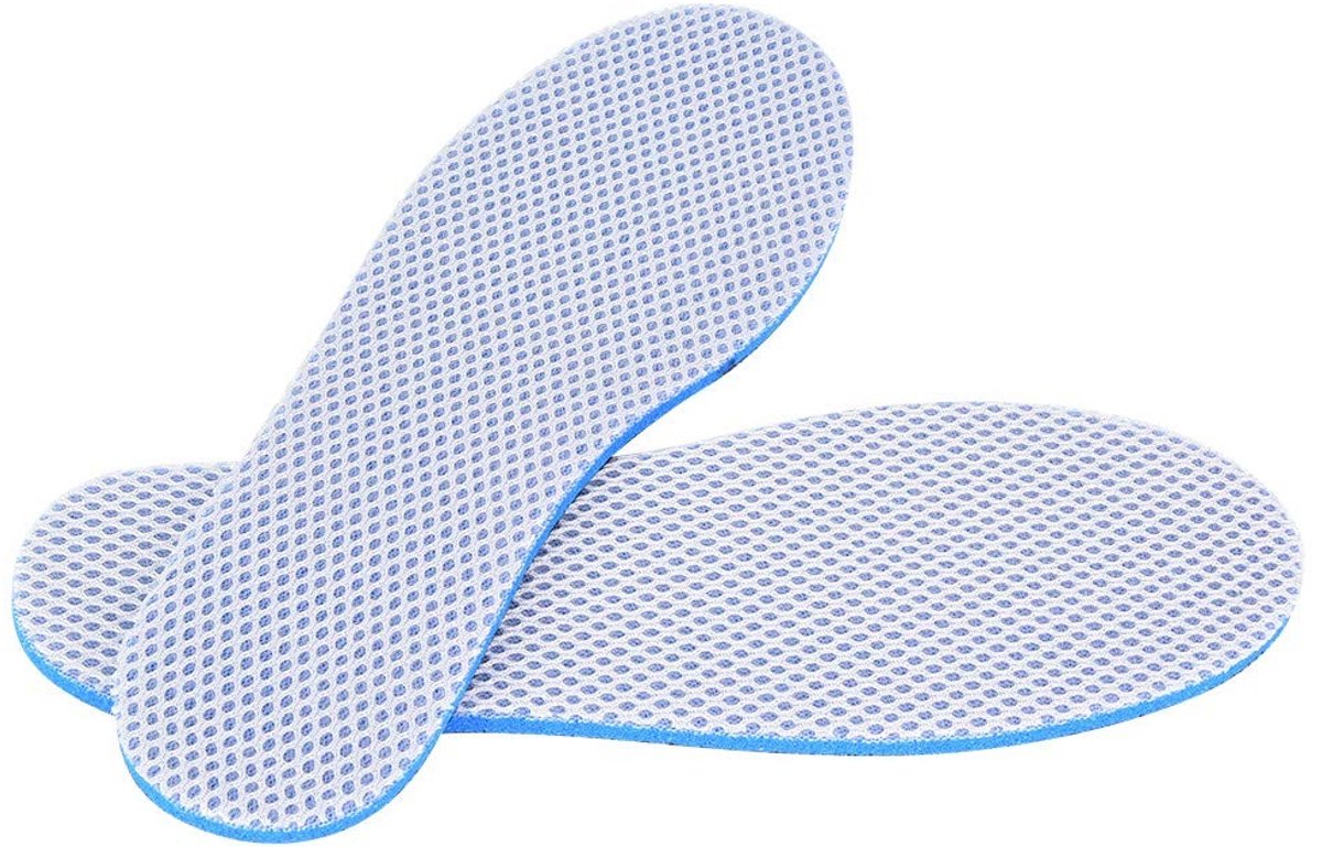 Dailygoody - Ademende schoeninlegzool - Comfortabele binnenzolen - Geschikt voor sportschoenen - Grijs - Vervangende inlegzolen - Voorwandelschoenen -