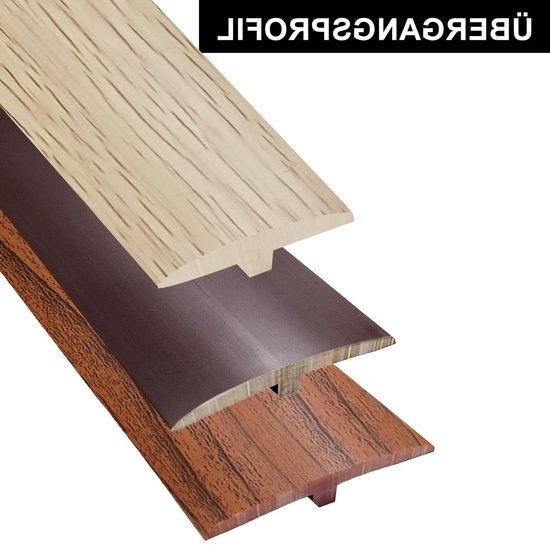 T Profiel Pvc Zelfklevend T-profiel overgangsprofiel van flexibel PVC, 5 x 300 cm ...