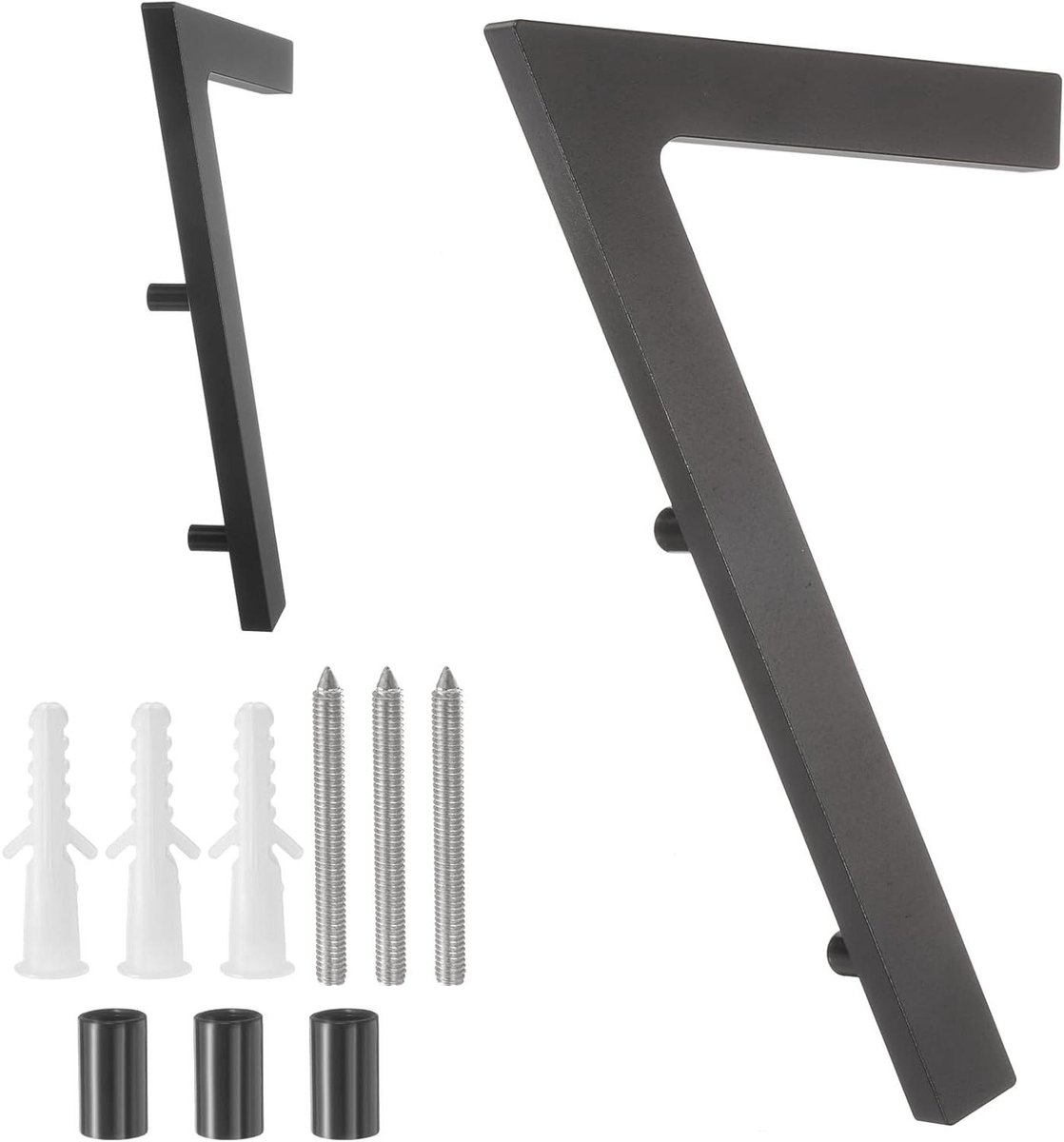 Huisnummer - Adrescijfer - Huis Verfraaien - Drijvend Design - 15 cm Hoog - Zwart