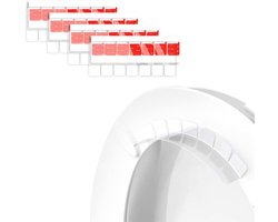 Pee Protector voor Toiletzitting - Urineafvoer Bescherming tegen Lekkage voor Ronde en Ovale Toiletten, 2 Stuks