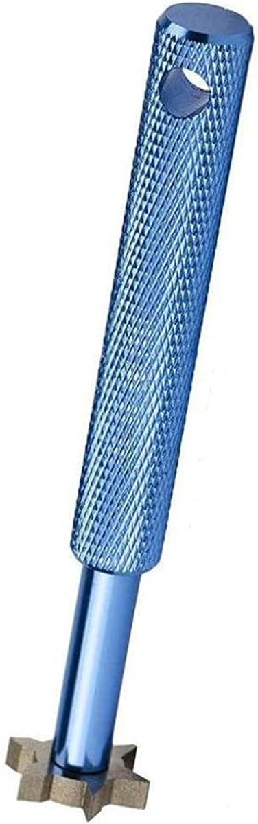 Golfclub-slijper met 6 koppen Reiniger voor Alle Ijzers - Wedge Slijpen Gereedschap - Pitchen, Zand, Lob, Gap - Blauw — afbeelding 2