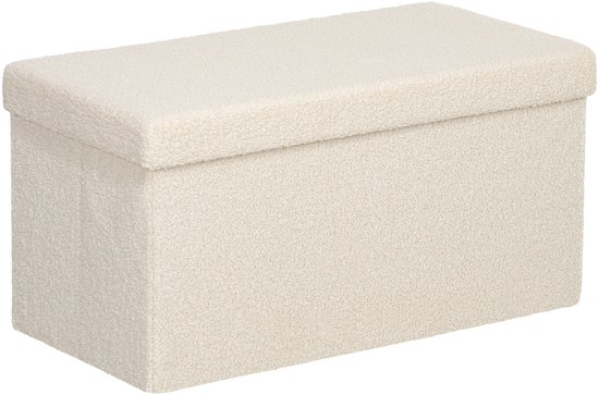 VIIHTYISA Opbergbox Stof 25x25x25cm, Set van 3 Kubusvormige Opbergmanden voor Kast, Plank en Kleding, Kaki & Wit
