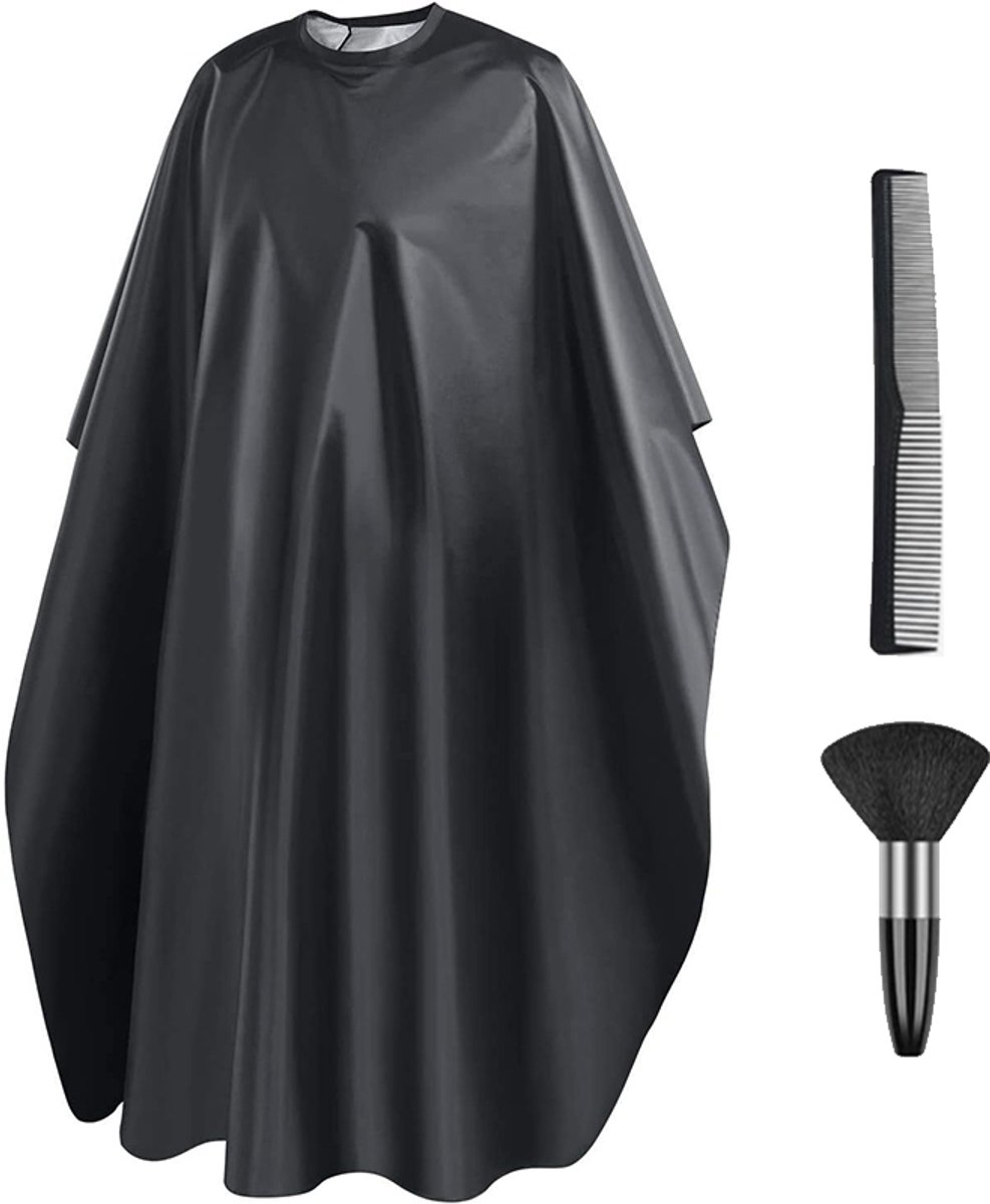 Kappersmantel voor de salon, lange professionele kappersmantel, waterdichte nylon haarknipmantel