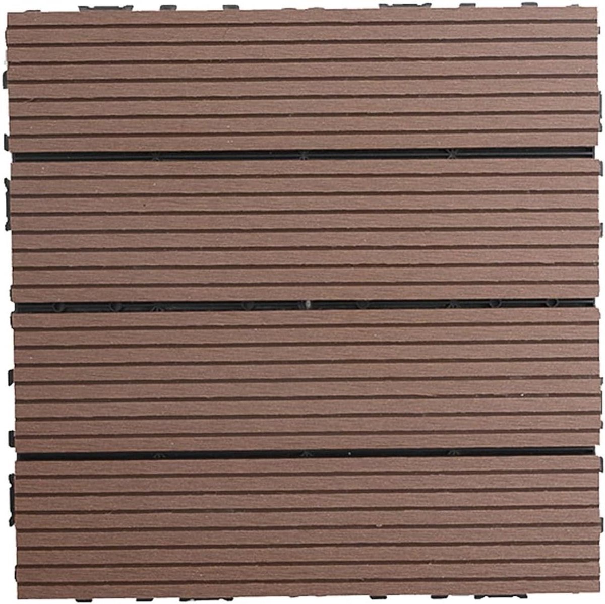 Terrastegels - Vloerdelen - Tuin Decoratie - Eenvoudige Montage - 30x30 cm - Lichte Curry