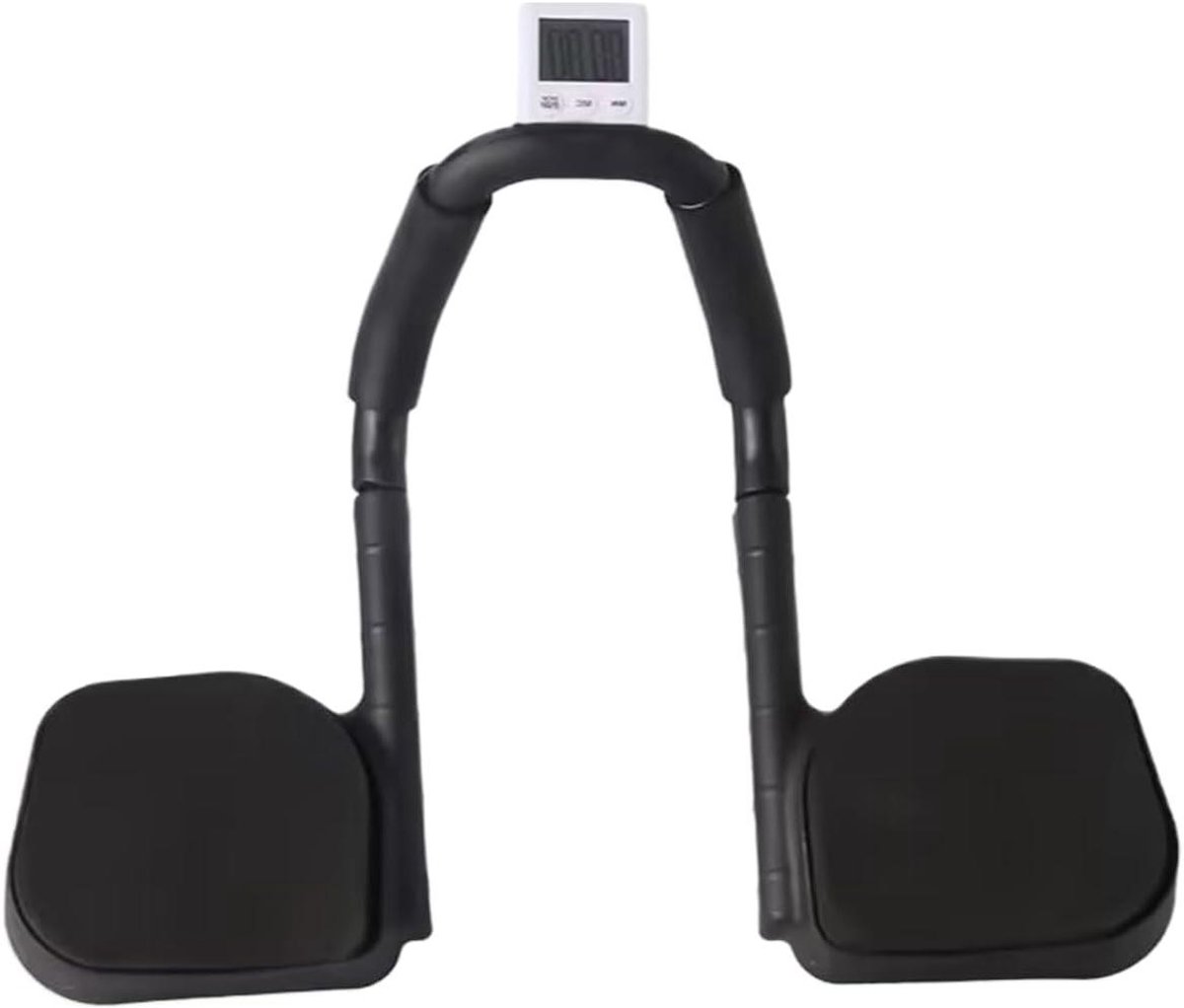 Buiktrainer - Core trainer - Spierversterking - Draagbaar ontwerp - 620 gram - Zwart