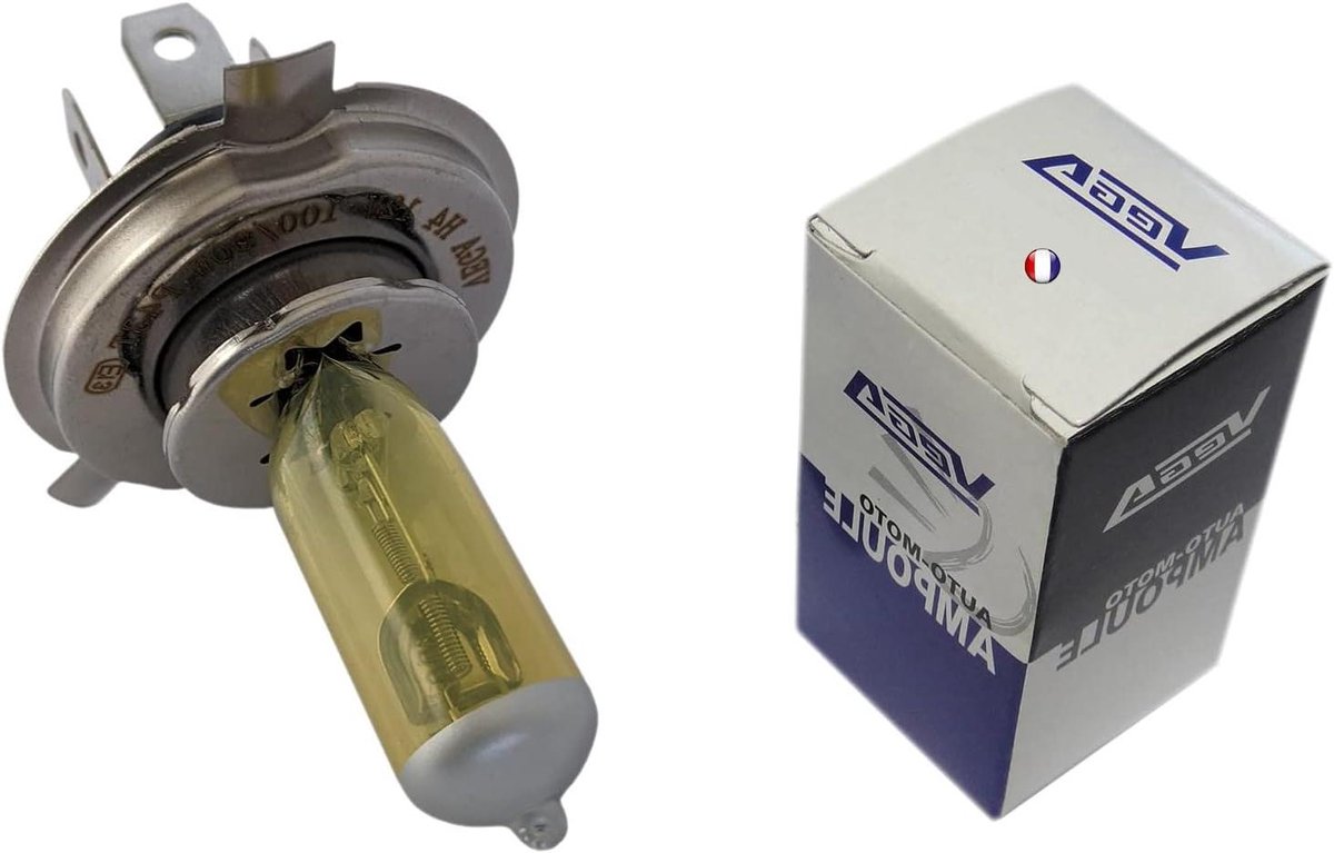 Auto Lamp - Koplamp Gloeilamp - Oude Voertuigen - UV-Bescherming - 12V 100W - Geel
