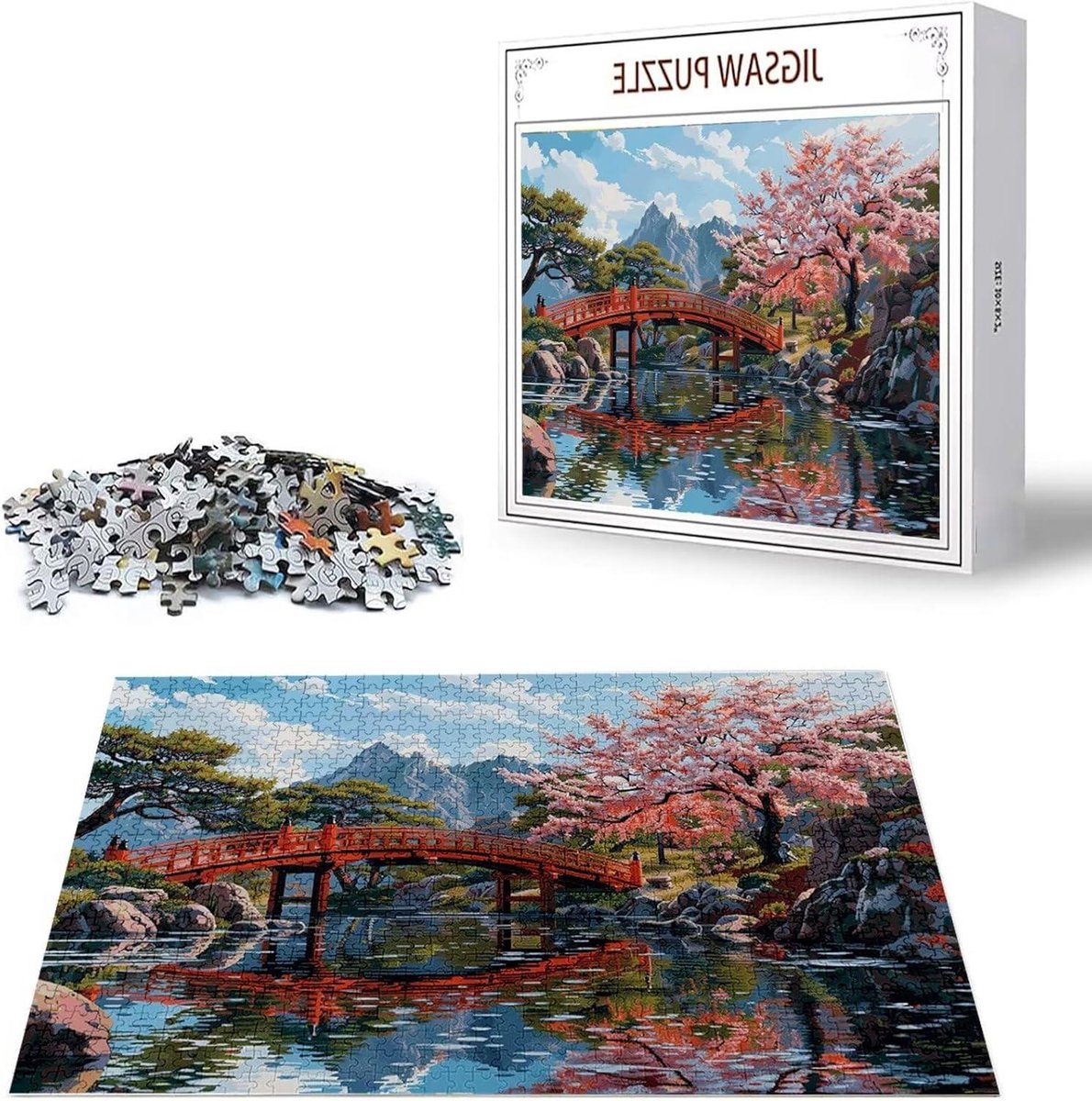 Legpuzzel 5000 stukjes - Houten puzzel volwassenen - Ontspannen tijdverdrijf - Genummerde achterkant - 156 x 105 cm - Kleurrijk