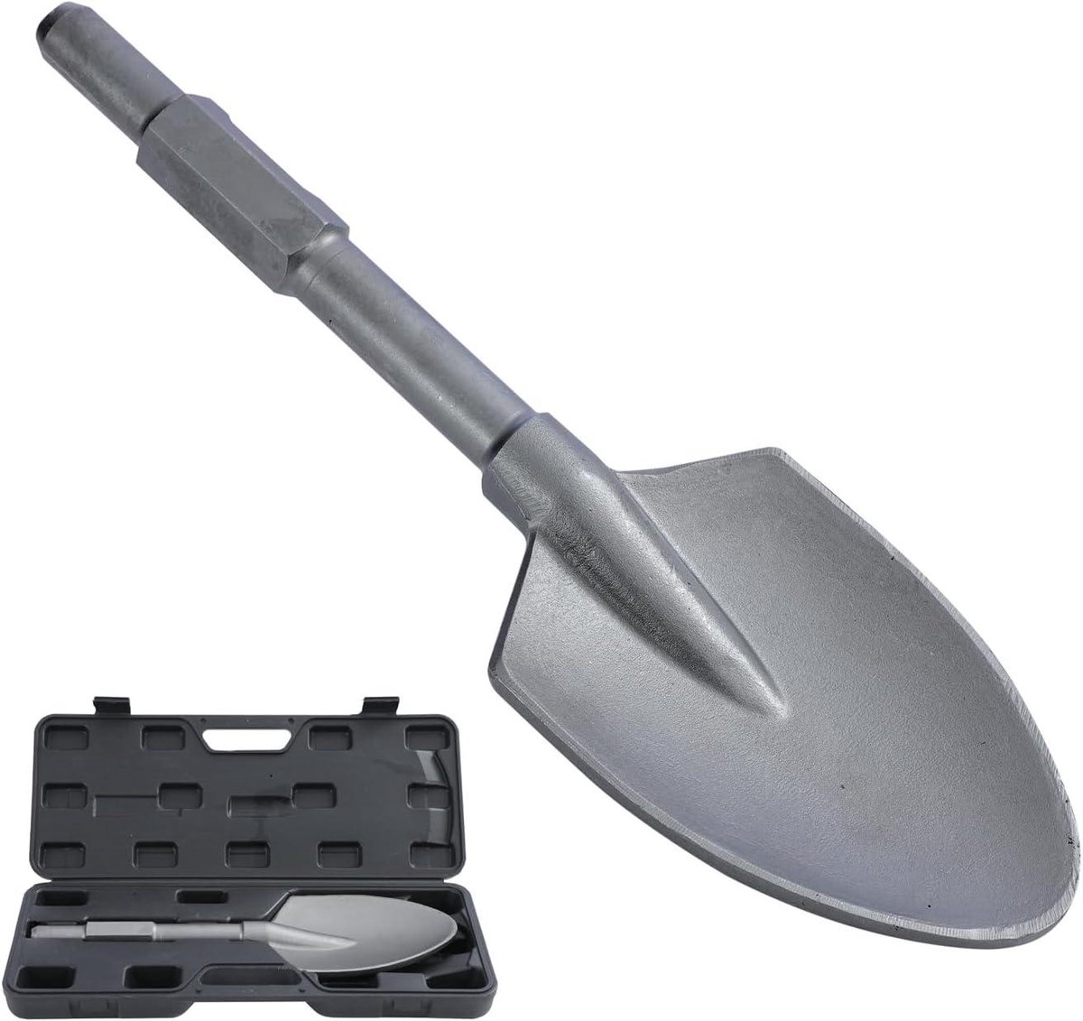 Klei Spade Scoop - Sloopbeitel - Beton Breken - Gehard Gelegeerd Staal - 440 x 136mm