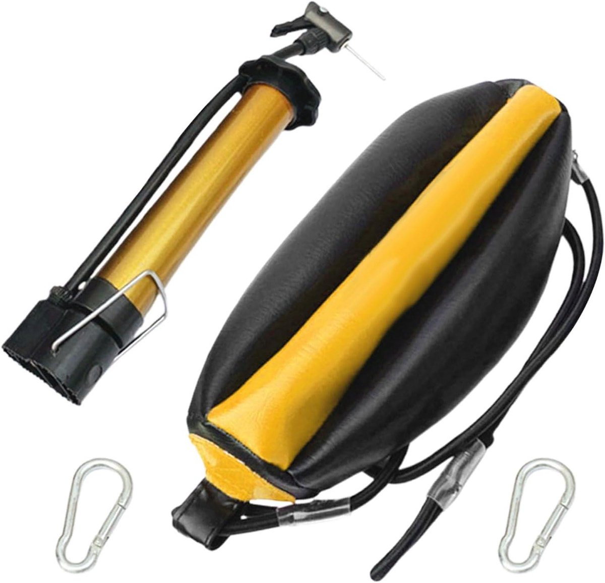 Boksbal Aan Touwtje - Speedball Trainer - Bokstraining Verbeteren - Verstelbare Moeilijkheidsgraad - 40x20cm - Geel