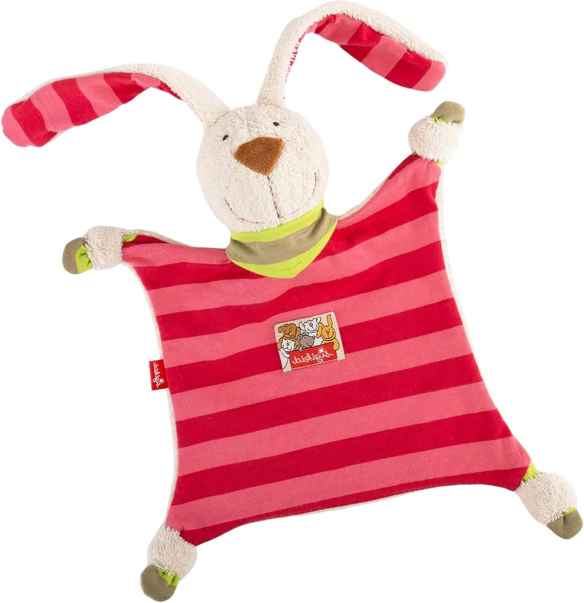 SIGIKID 40594 knuffeldoek konijn knuffeldoek meisjes babyspeelgoed aanbevolen vanaf de geboorte roze