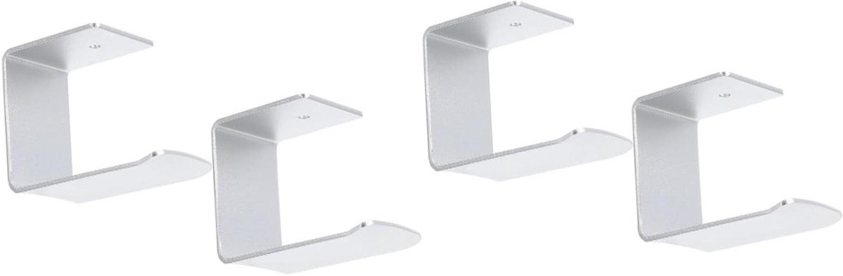 Koptelefoon Haak - Hoofdtelefoonhouder - Opbergen Headset - Aluminium Legering - 66 x 54 cm - Zilver