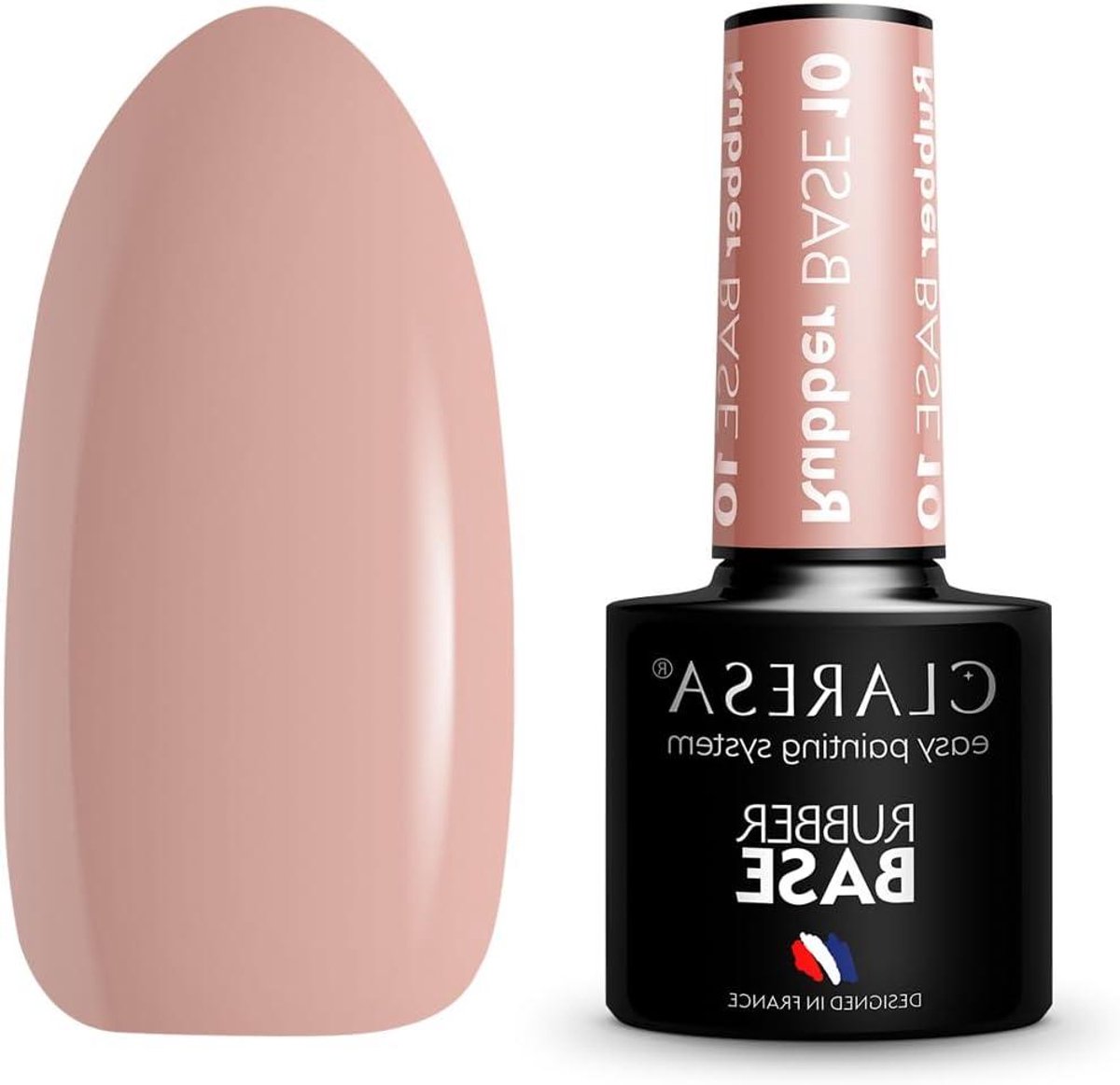 Rubberbasis Claresa BASE RUBBER 10 Roze perzik 5g