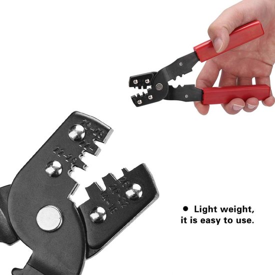 NTHProducts - Cable Crimper - Crimping Pliers - Ergonomische grip - Lichtgewicht - Geschikt voor verschillende kabels - Gebruiksvriendelijk - Ideaal vo.. van Nthproducts — afbeelding 5