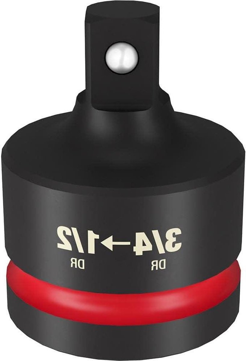 Socket Reducer Adapter - Drive Converter - Hoge Koppel Toepassingen - Dubbele Gat Ontwerp - 3/4 naar 1/2 Inch - Metaal